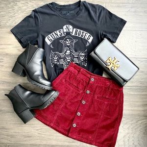 AE• Hi-Rise • Corduroy mini skirt // EUC